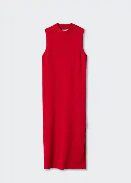 Vestido Port Rojo Talla 18 Mujer Mango