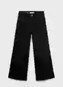Jean Catherin Tejano Negro Talla 36 Mujer Mango