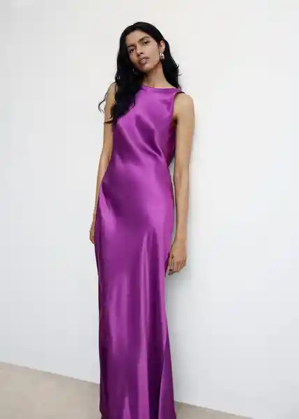 Vestido Gabriel-A Violeta Talla S Mujer Mango