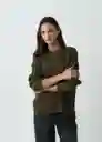 Saco Tejido Mujer Verde Galeras Ultraoscuro M/L 582G081 Naf Naf