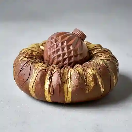 Postre Helado Flor de Navidad Ch N