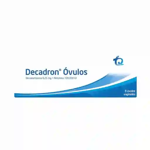 Decadron Óvulos (0.25 mg / 100.000 UI) 8 Óvulos