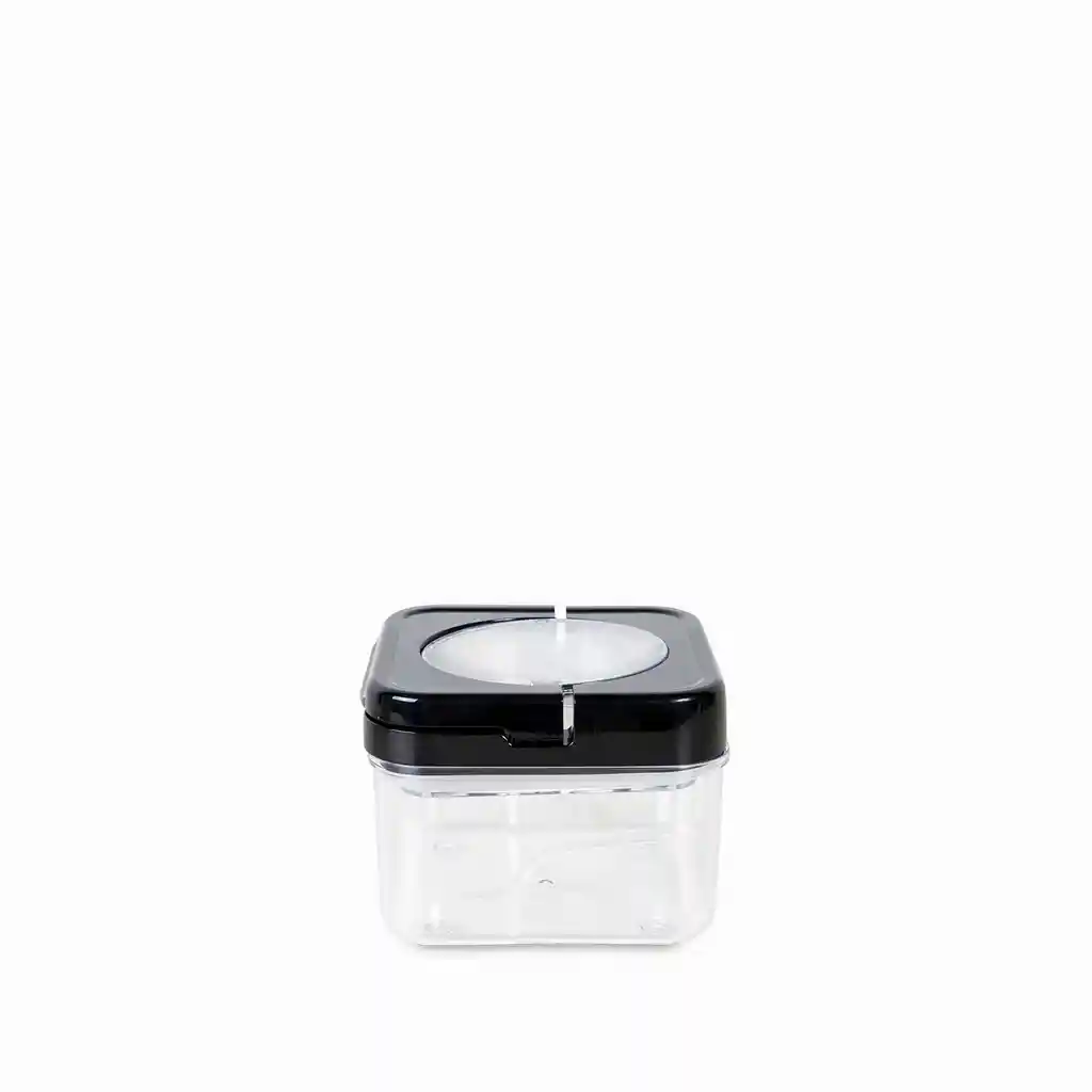 Recipiente Para Almacenar Tapa Negra 370 mL Ambiente Gourmet