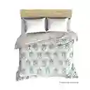 Edredon Estampado Exito Doble (140 X 190 Cm) Poliéster Grey