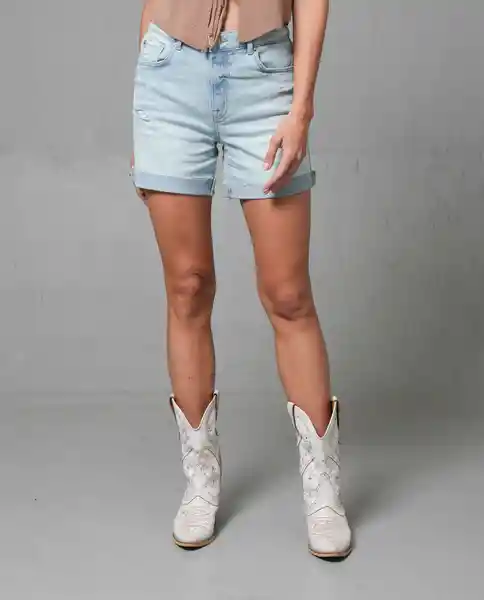Short Mujer Azul Talla 6 252G000 Rifle