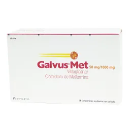 Galvus Met 50mg/ 1000 Mg Comprimido Recubierto