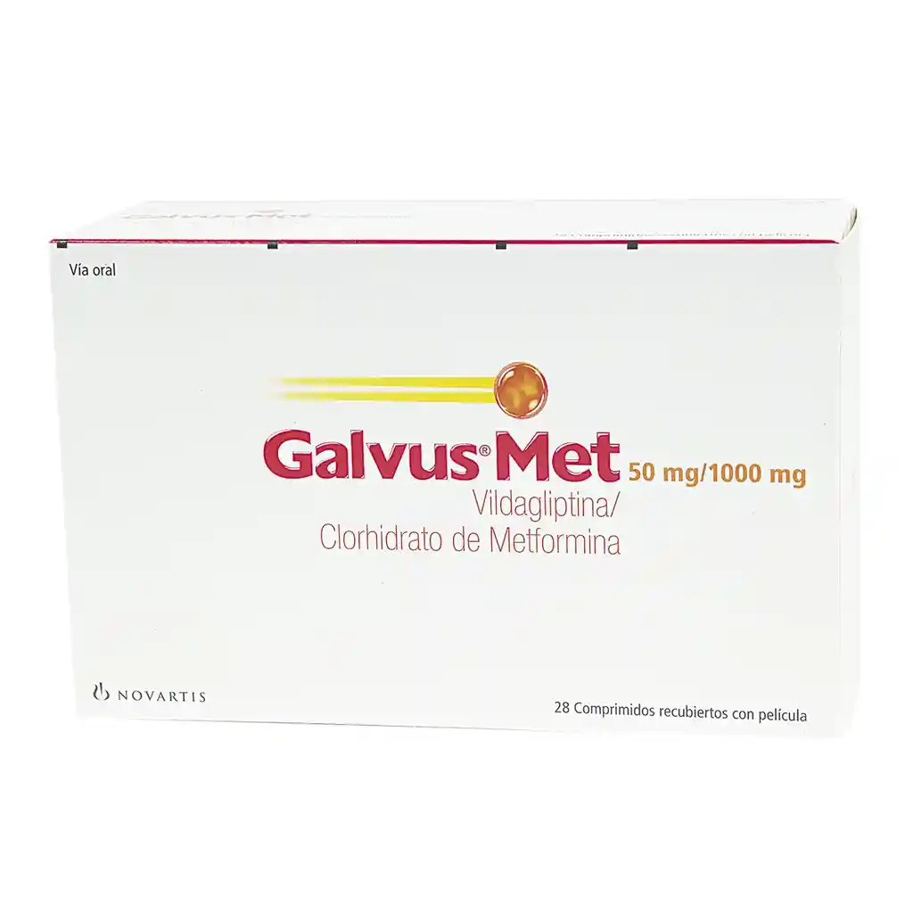Galvus Met 50mg/ 1000 Mg Comprimido Recubierto