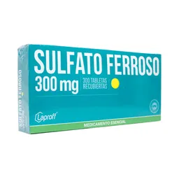 Sulfato Ferroso Laproff (300 mg)