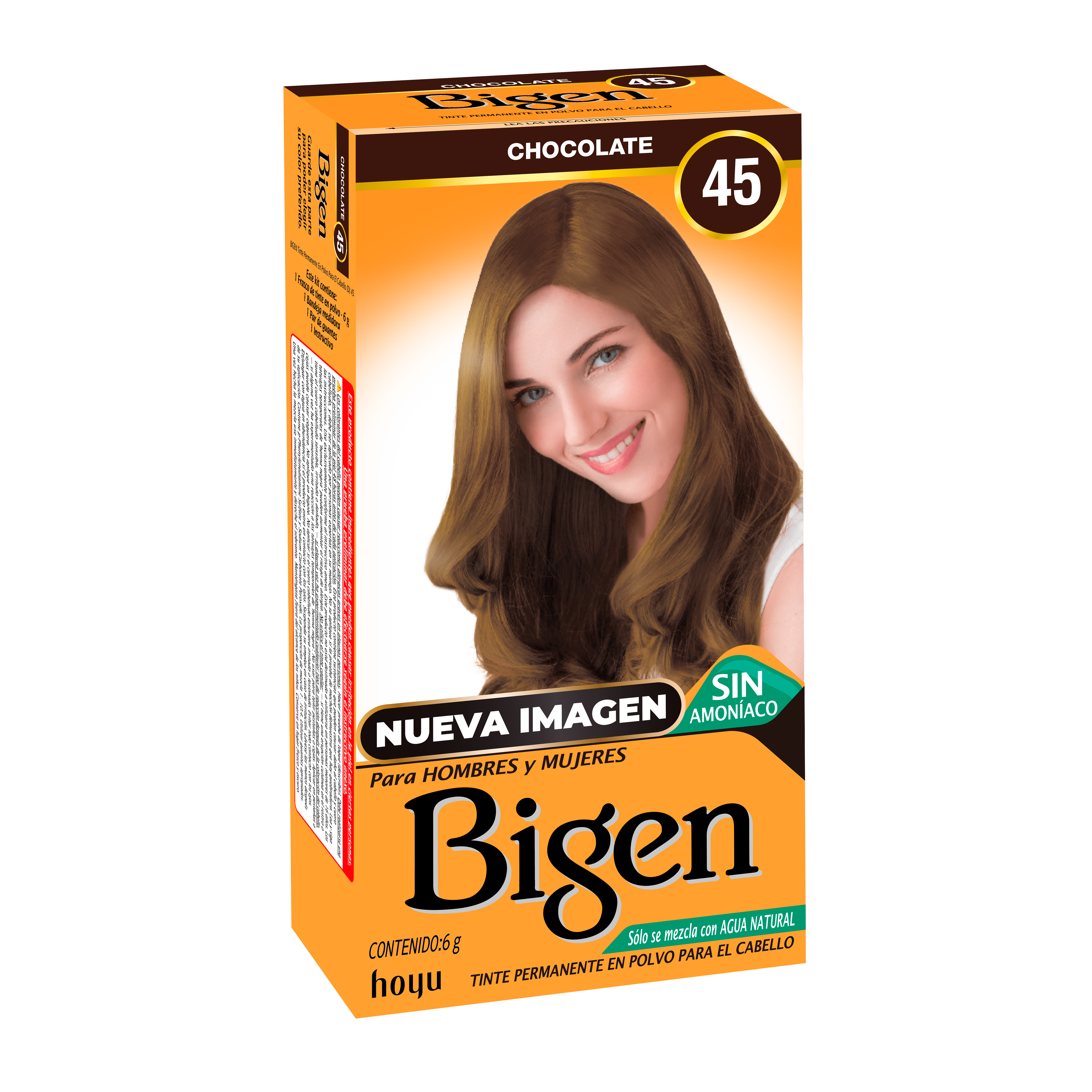 Bigen Tinte Para el Cabello en Polvo Tono Chocolate