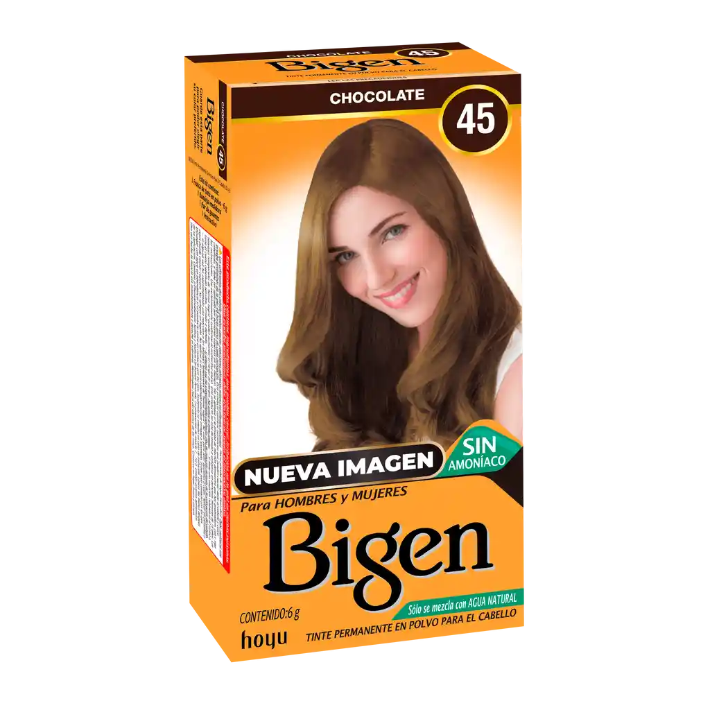 Bigen Tinte Para el Cabello en Polvo Tono Chocolate