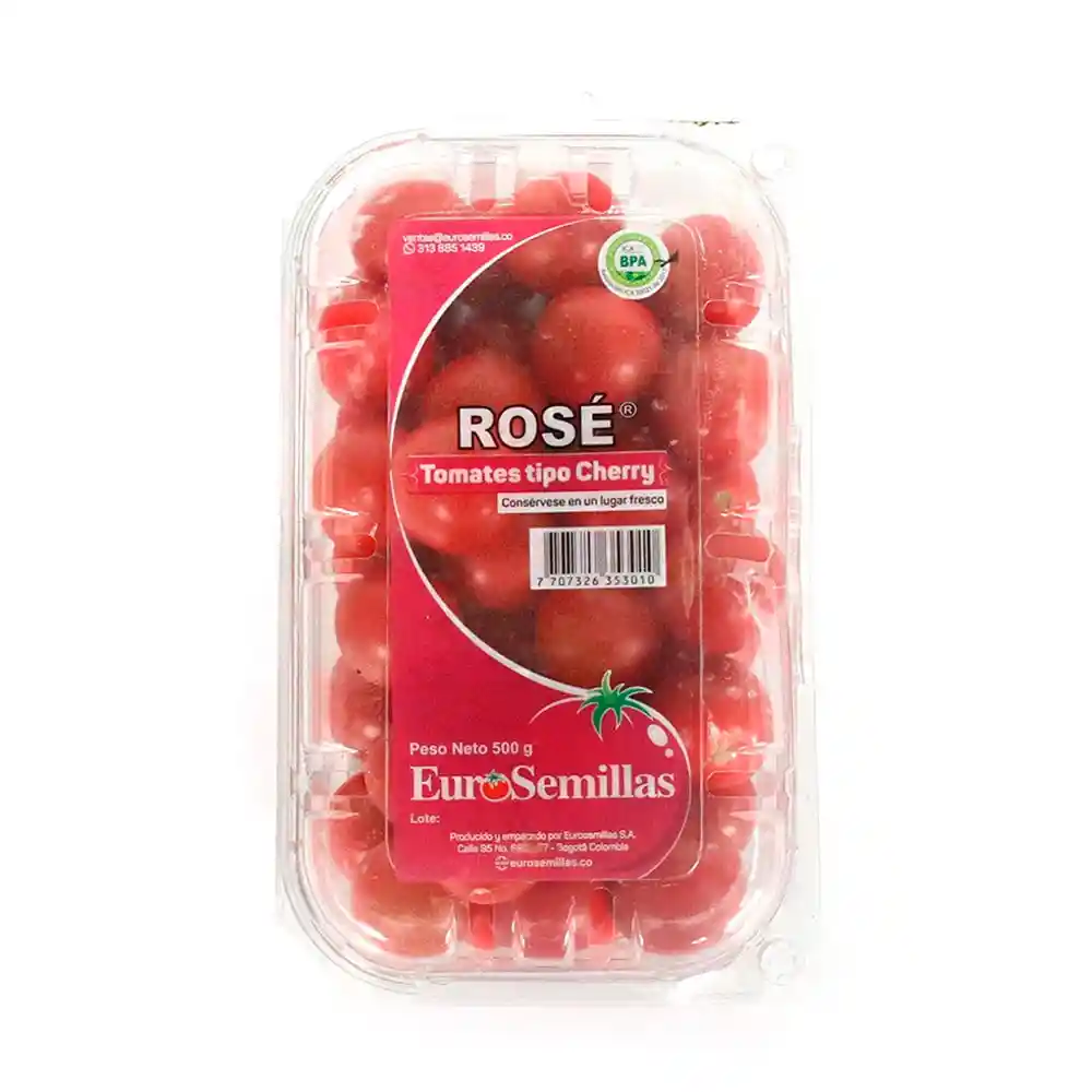 Euro Semillas Tomates Rose Tipo Cherry 
