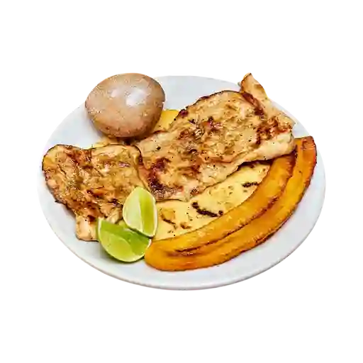 1/2 Pechuga de Pollo a la Plancha