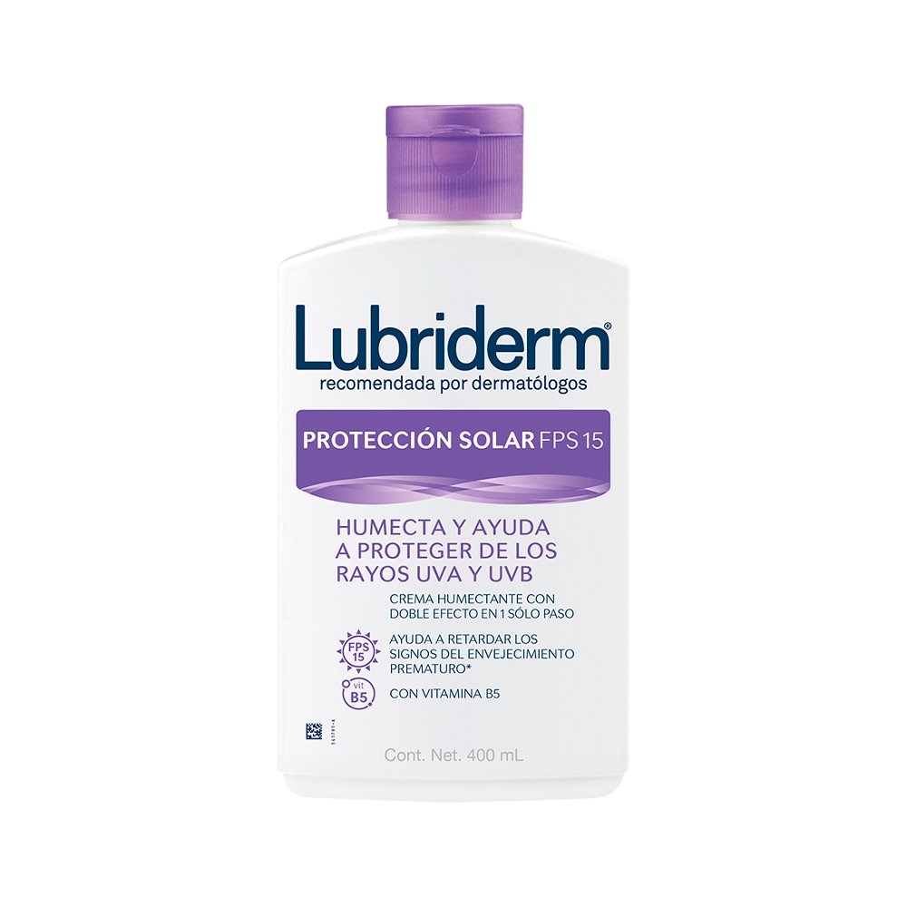 Lubriderm Crema Corporal con Protección Solar Fps 15 400 ml