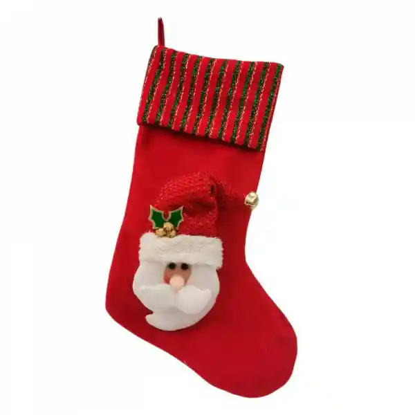 Rojo Bota Navideño Santa Decorativo Rojo 27 x 4