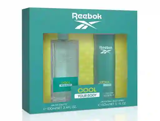 Reebok Perfume Cool Your Body Set + Body Spray Feminino