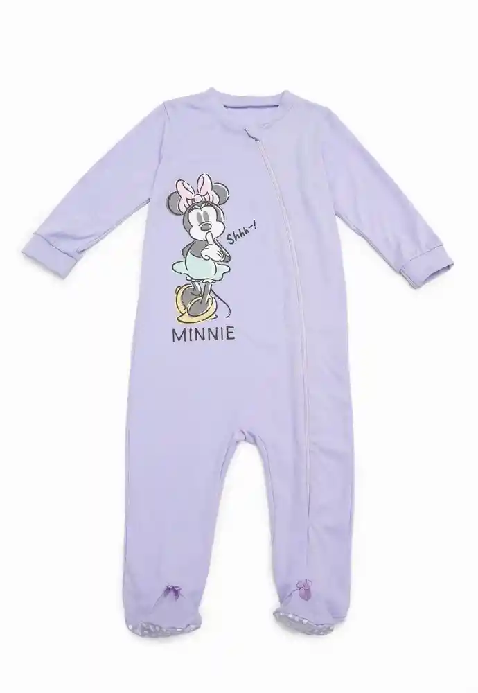 Pijama Enteriza Niña 18/24mese-violeta