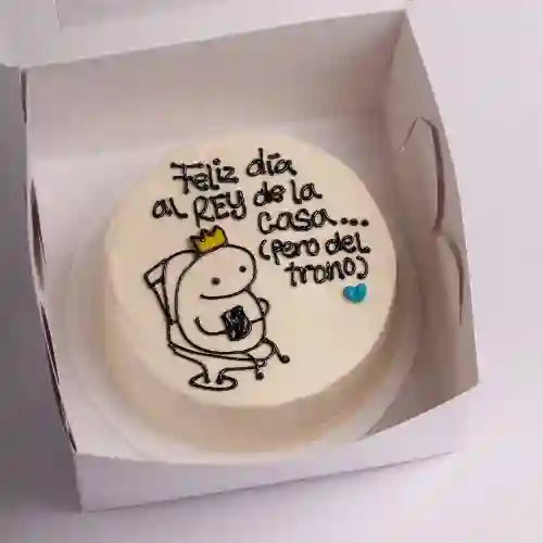 Mini Pastel -feliz Dia Al Rey de la Casa