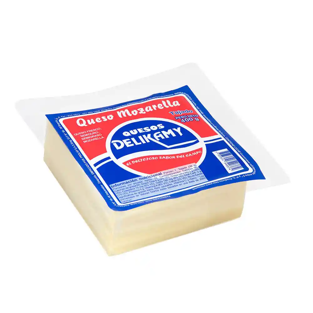 Delikamy Queso Mozarella Tajado