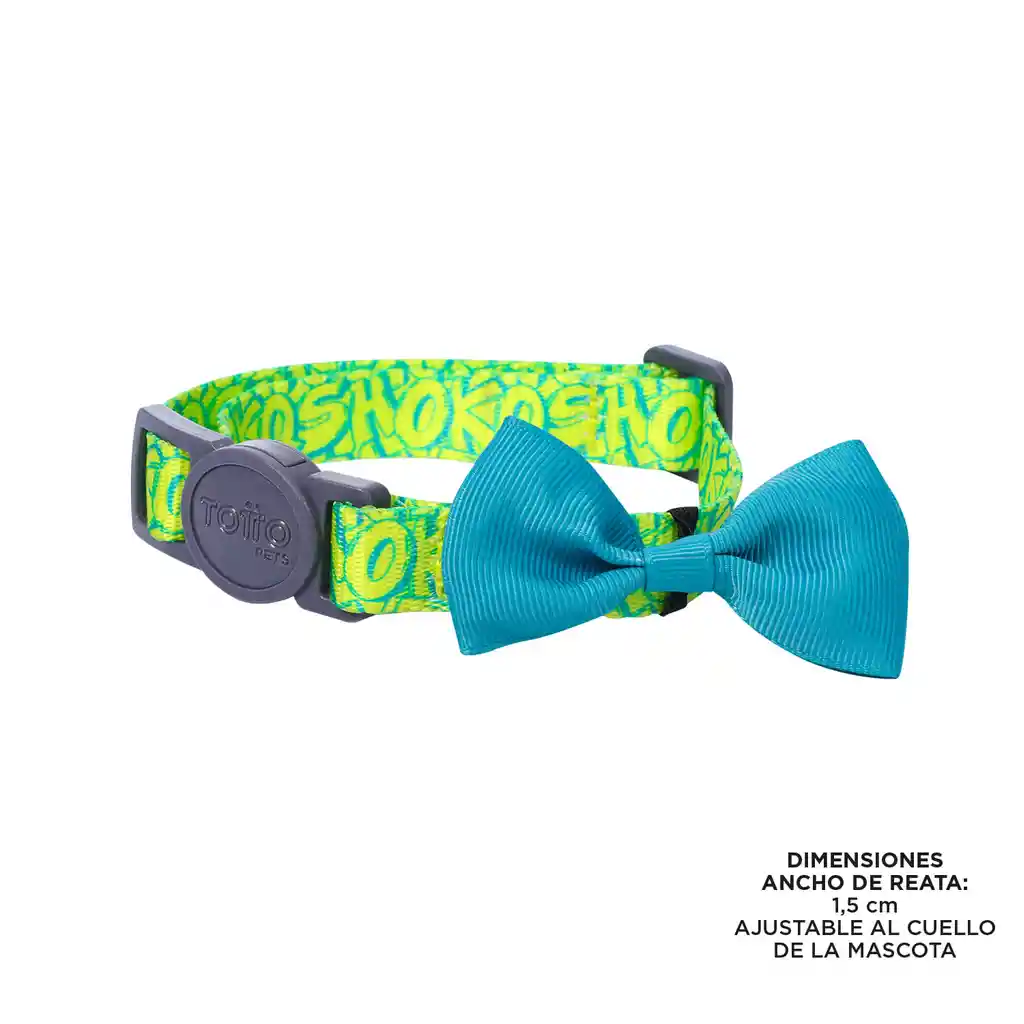 Collar Ajustable Para Gato Michi Amarillo