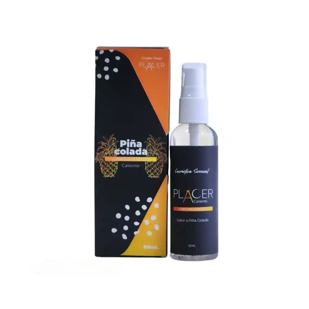 Lubricante Intimo Caliente Placer Piña Colada Frasco