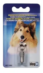 Dog it Identificador Perro Cromado
