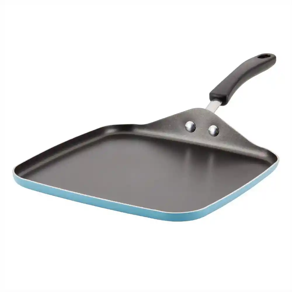 Farberware Cookstart Plancha Asadora Antiadherente Diamond Max® Aluminio /11 Pulgadas Azul Aqua 22297