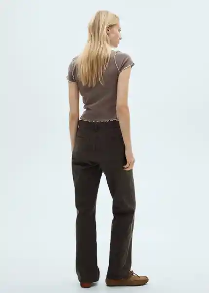 Camiseta Curlita Topo Talla M Mujer Mango