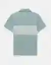 Camiseta Polo Hombre Azul Talla: LARGE 4394395 American Eagle