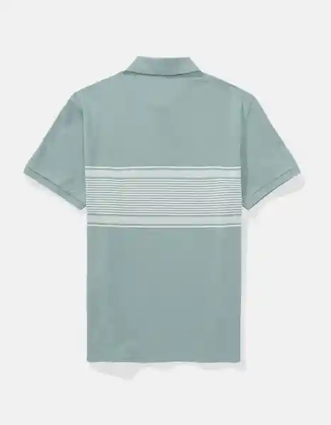 Camiseta Polo Hombre Azul Talla: LARGE 4394395 American Eagle