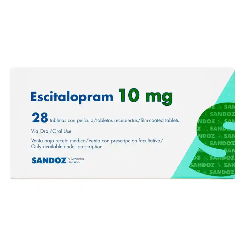 Sandoz Escitalopram Tabletas (10 mg)