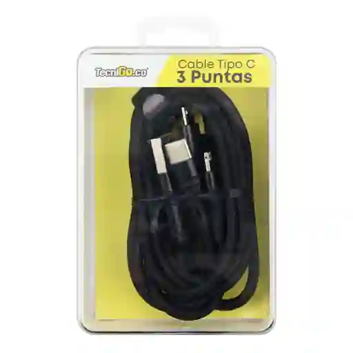 Cable Tipo C Tecnigo 3 Puntas