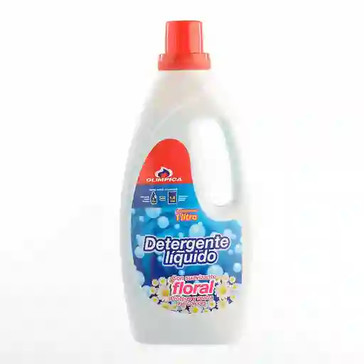 Detergente de Ropa Líquido con Suavizante Aroma Floral Olimpica