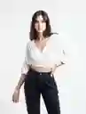  Camiseta Mujer Crudo Puro Claro Talla L Naf-Naf 