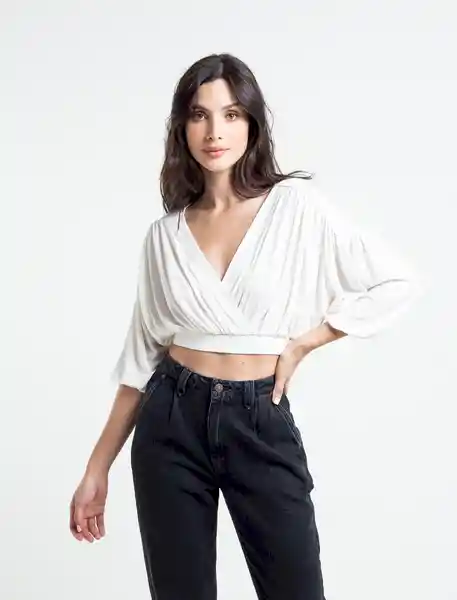  Camiseta Mujer Crudo Puro Claro Talla L Naf-Naf 