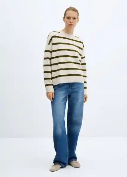 Jersey Marini Khaki Talla S Mujer Mango