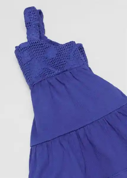 Vestido Bibi Eléctrico Talla 70 Niñas Mango