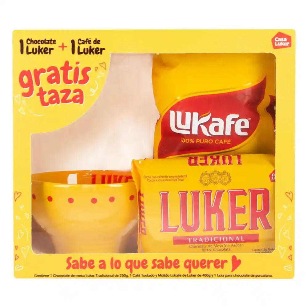 Luker Chocolate + Lukafe + Taza