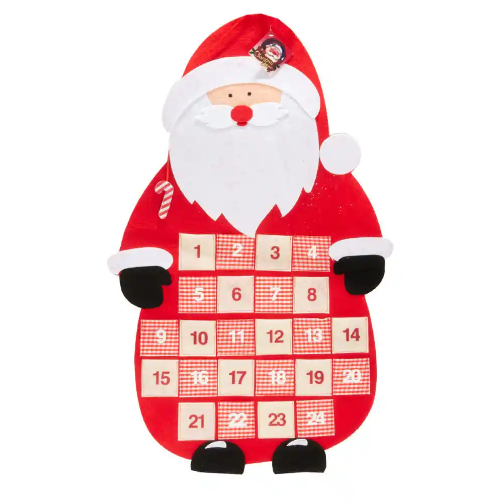 Calendario Navideño Importado Figura de Santa 819h-571h-026-0