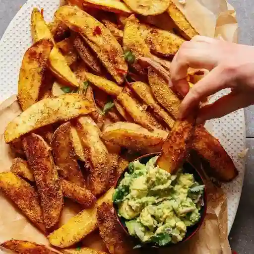 Fries guacamole