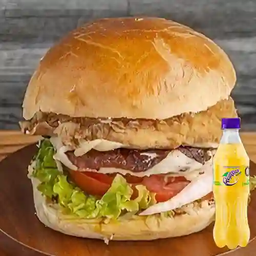 Combo H Americana Pollo Especial +Quatro Orig 400ML