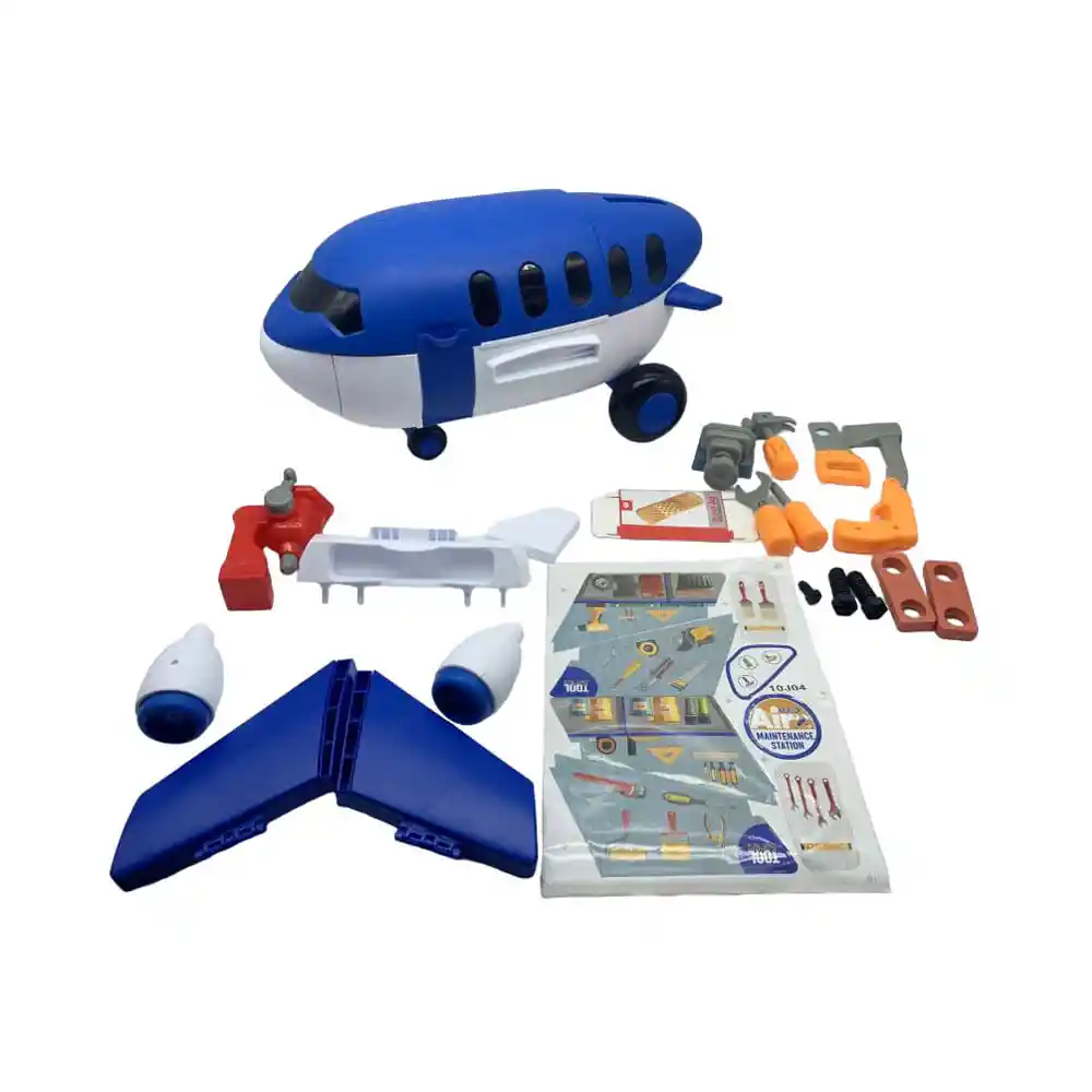 Play Set de Herramientas Plano Alto Azul
