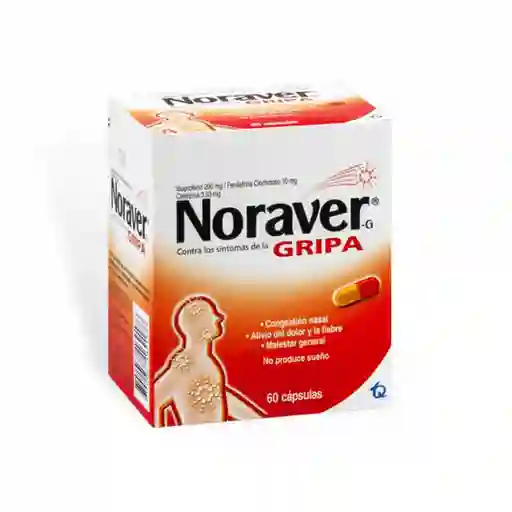 Noraver G Contra La Gripa 60 Capsulas