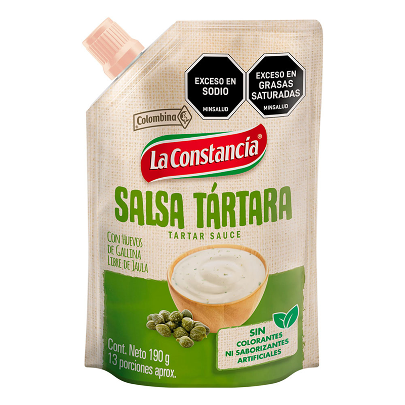 La Constancia Salsa Tártara Doy Pack 190g