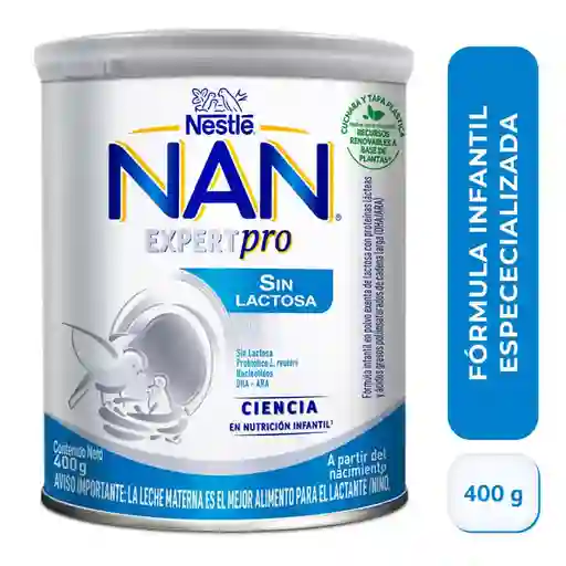 Fórmula Infantil Nan Expertpro Sin Lactosa 400 g