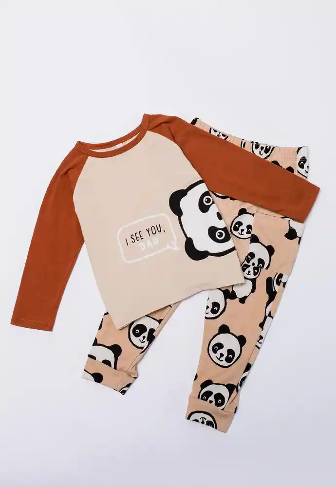 Pijama Dos Piezas 9/12meses-estamp 1