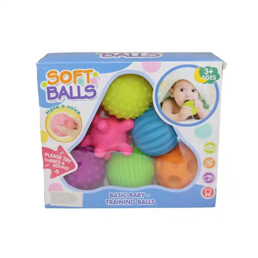 Texturas Blandas Chillones X 6 Caja Plasticos Asociados