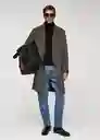 Abrigo York Marrón Talla XL Hombre Mango