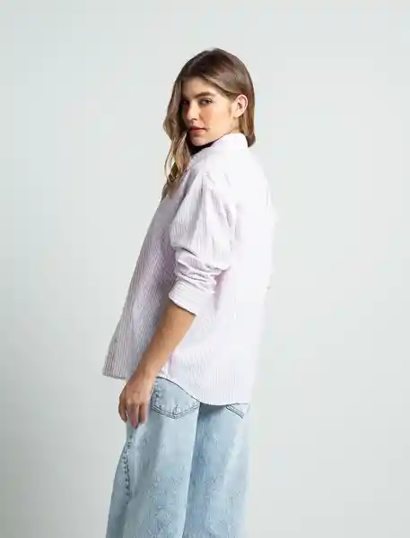 Camisa Mujer Crudo Puro Claro Boolduie Talla S 411F337 Naf Naf