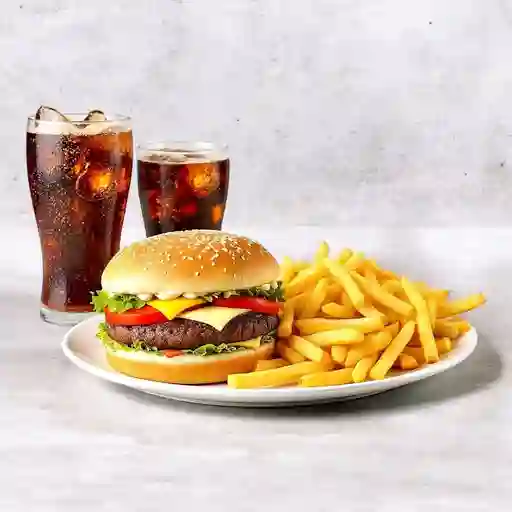 2×1 Hamburguesa & Gaseosa