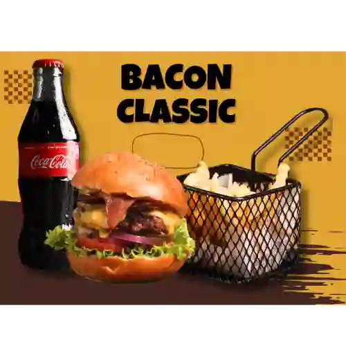 Combo Hamburguesa Bacon Classic